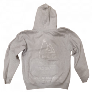 Premium Longboards Hoodie Gr. M (grau)